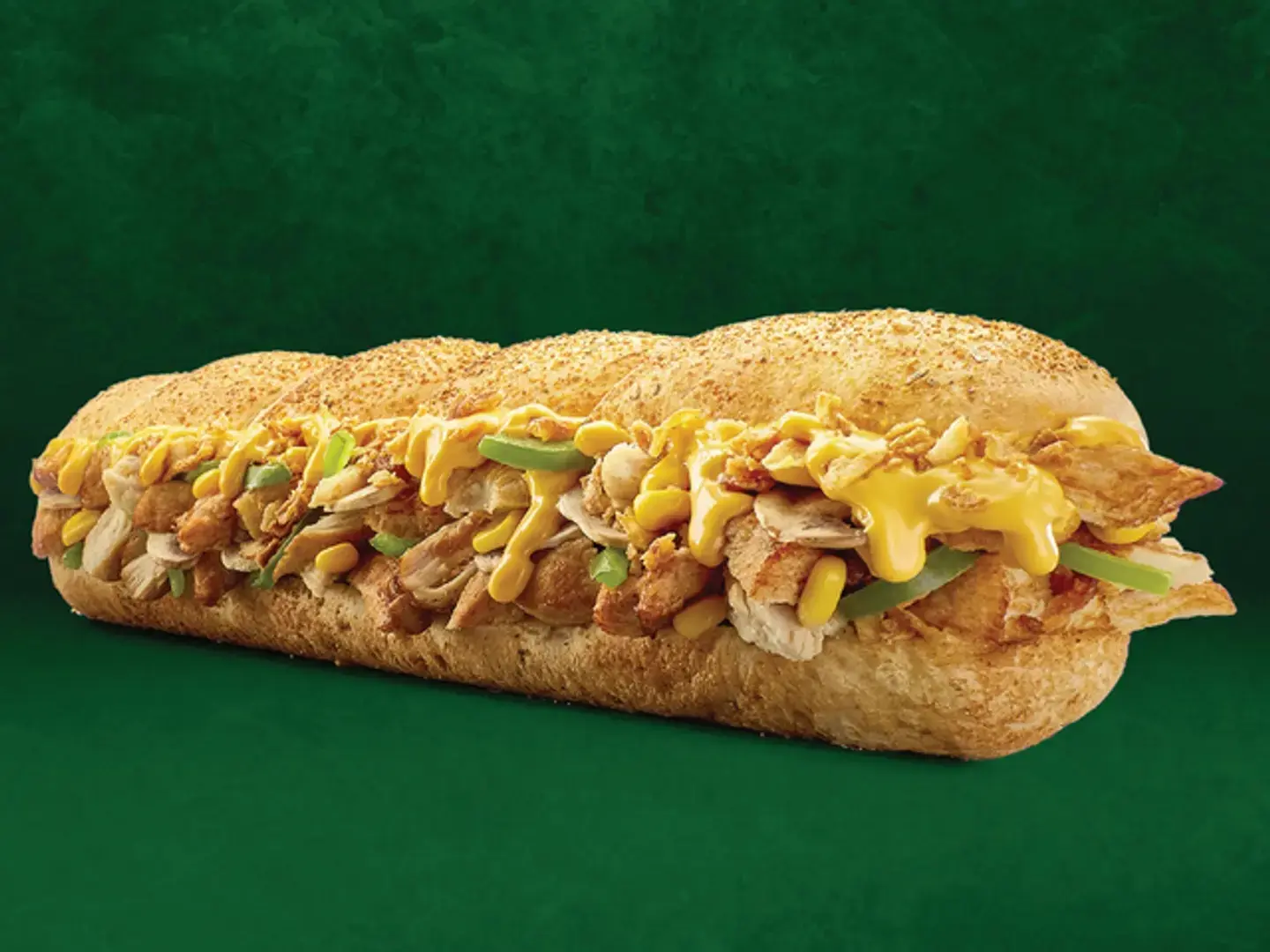 ساندوتش دجاج ذرة