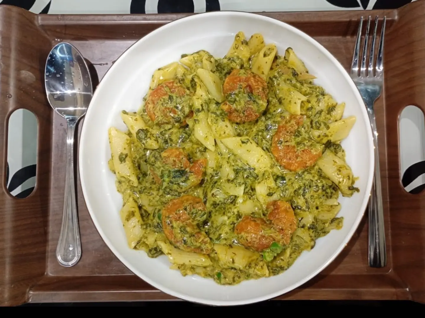 باستا بيستو روبيان