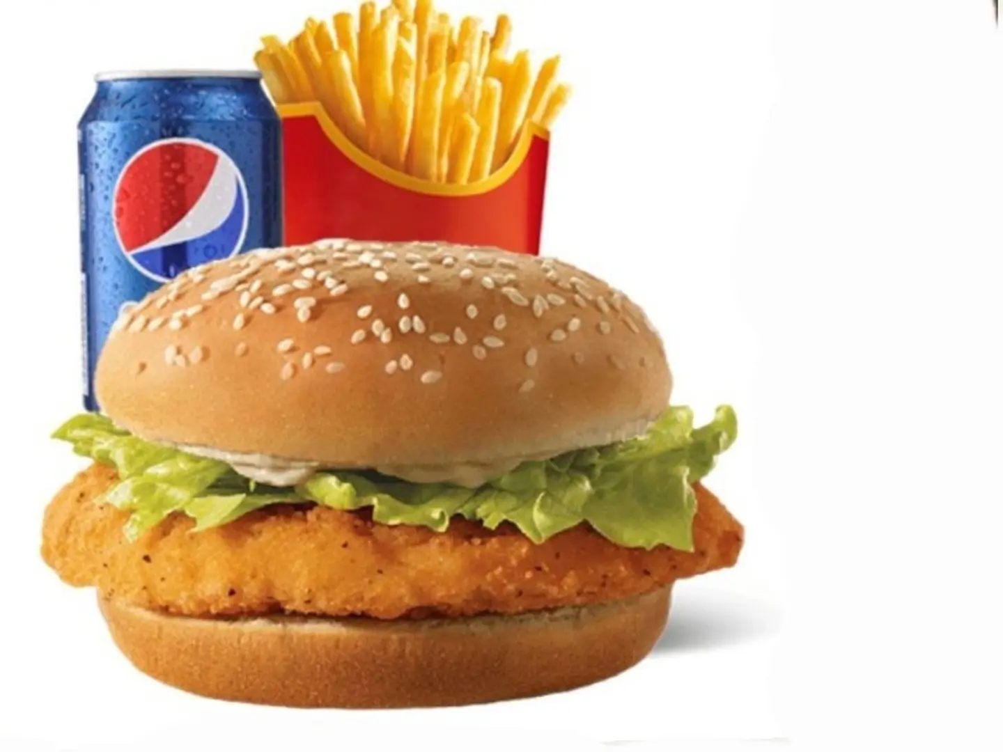 برجر دجاج وجبة