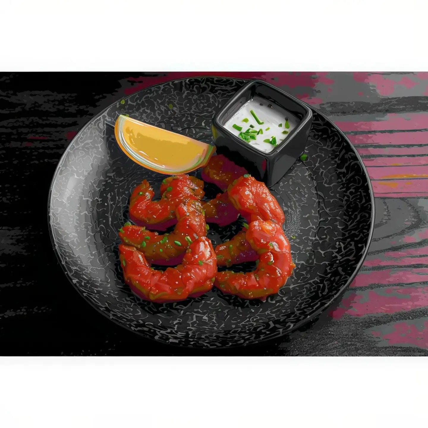 Siracha Honey Shrimps