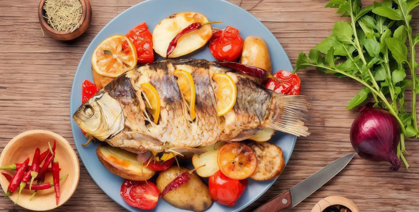 Grilled Tilapia Or Oil And Lemon