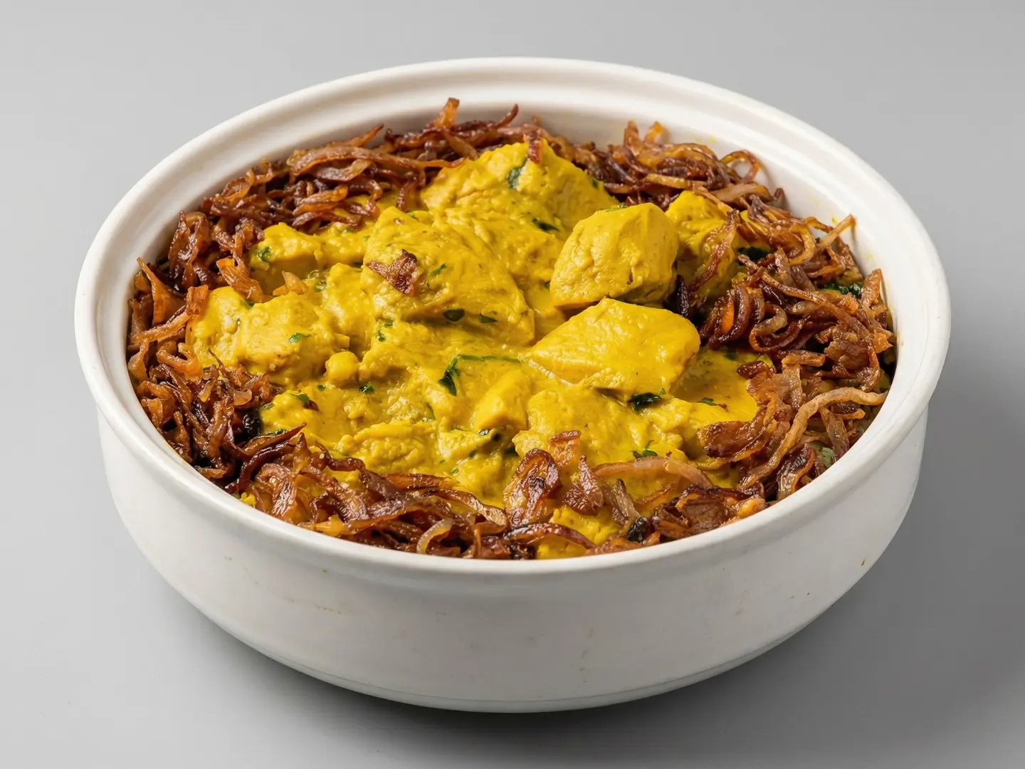 رز بالشبت بالدجاج والكريما مع ايجار الباميا