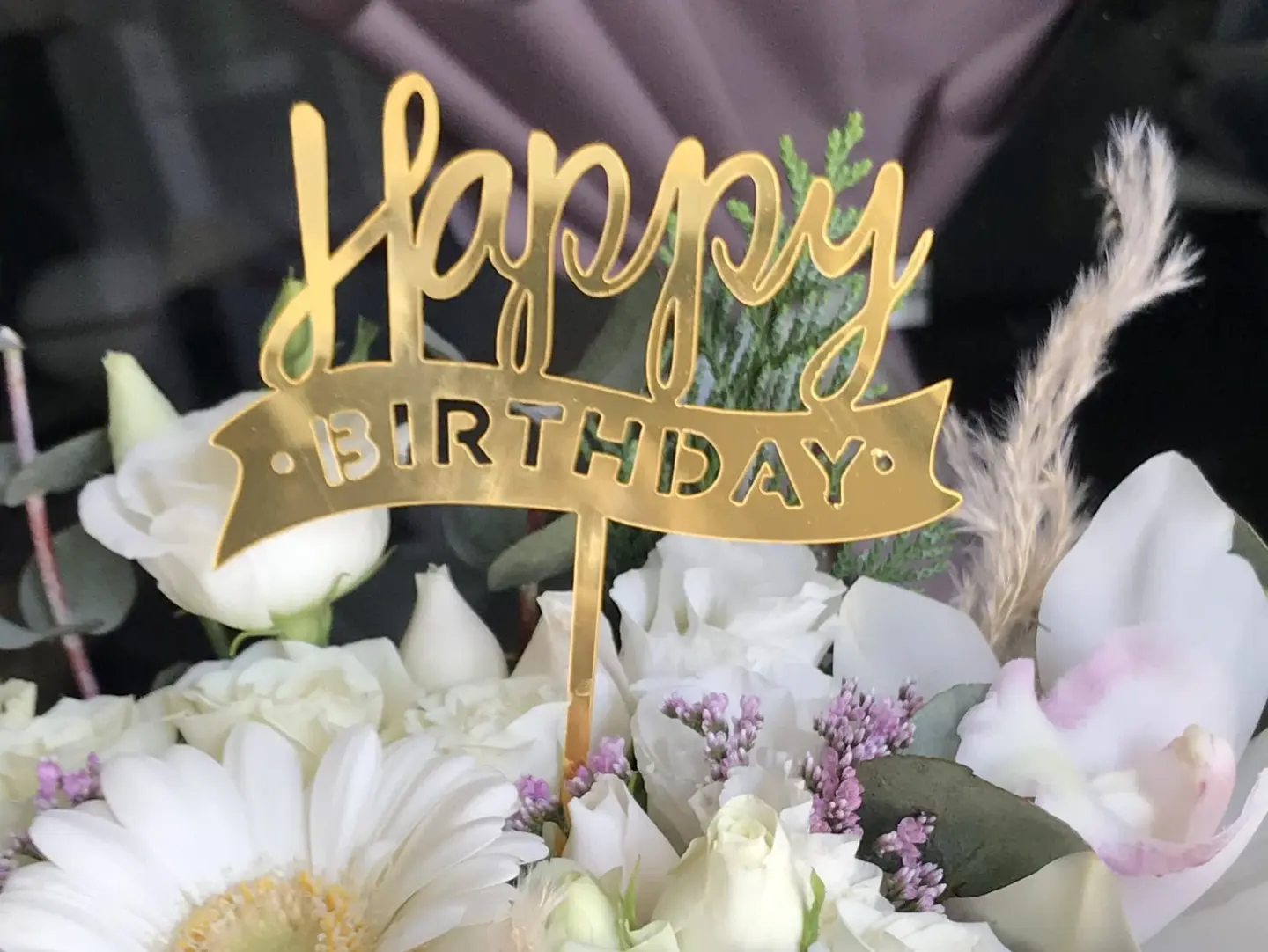 Golden Happy Birthday D44