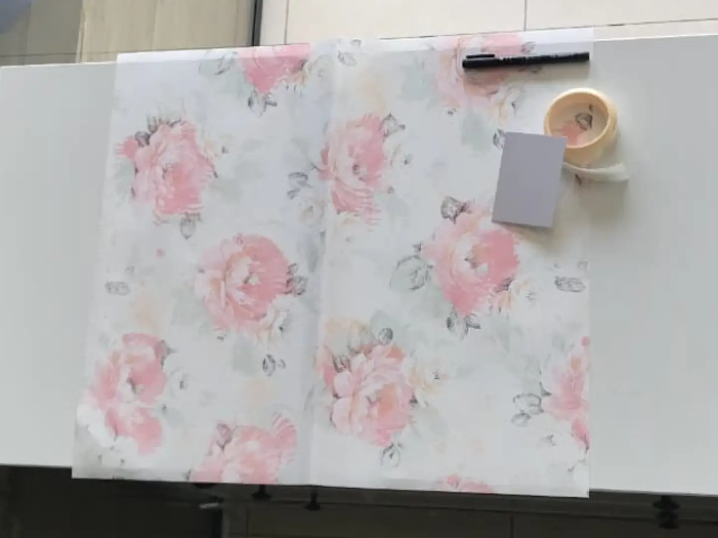 Paper Wrapping With Ribbon And Card 37 D