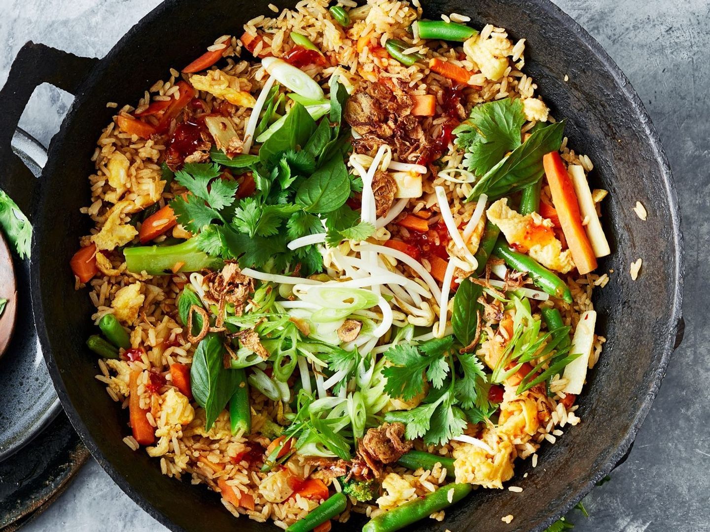 Wok Tossed Veg With Fried Rice   Noodles