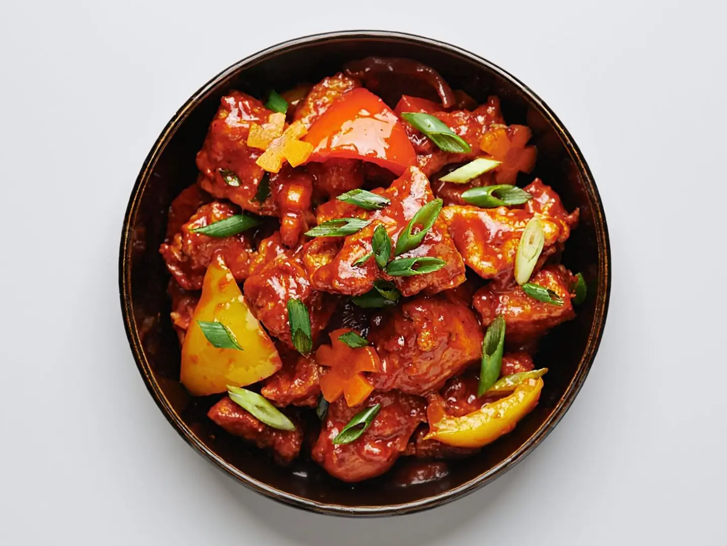 Paneer With Three Pepper