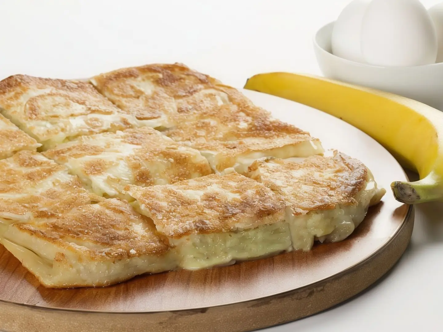 مطبق قشطة وموز