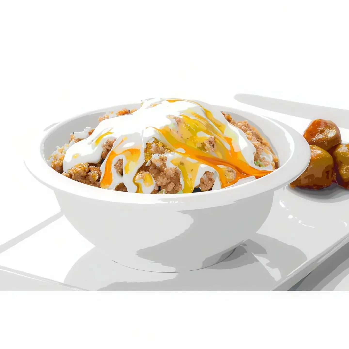 عريكة قشطة وعسل كبير دخن