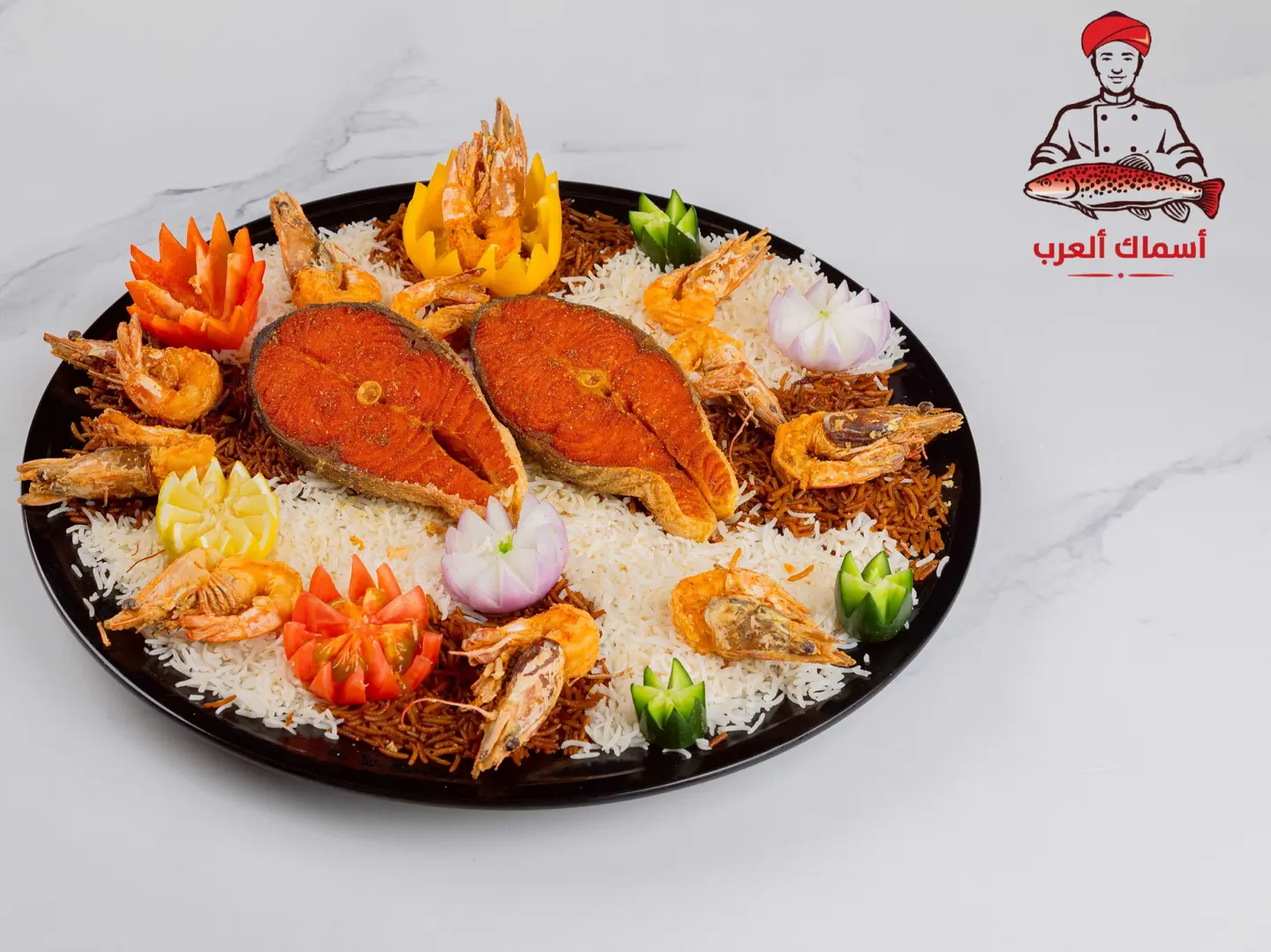 A Plate Of 500 Grams Of Oven Baked Salmon 2