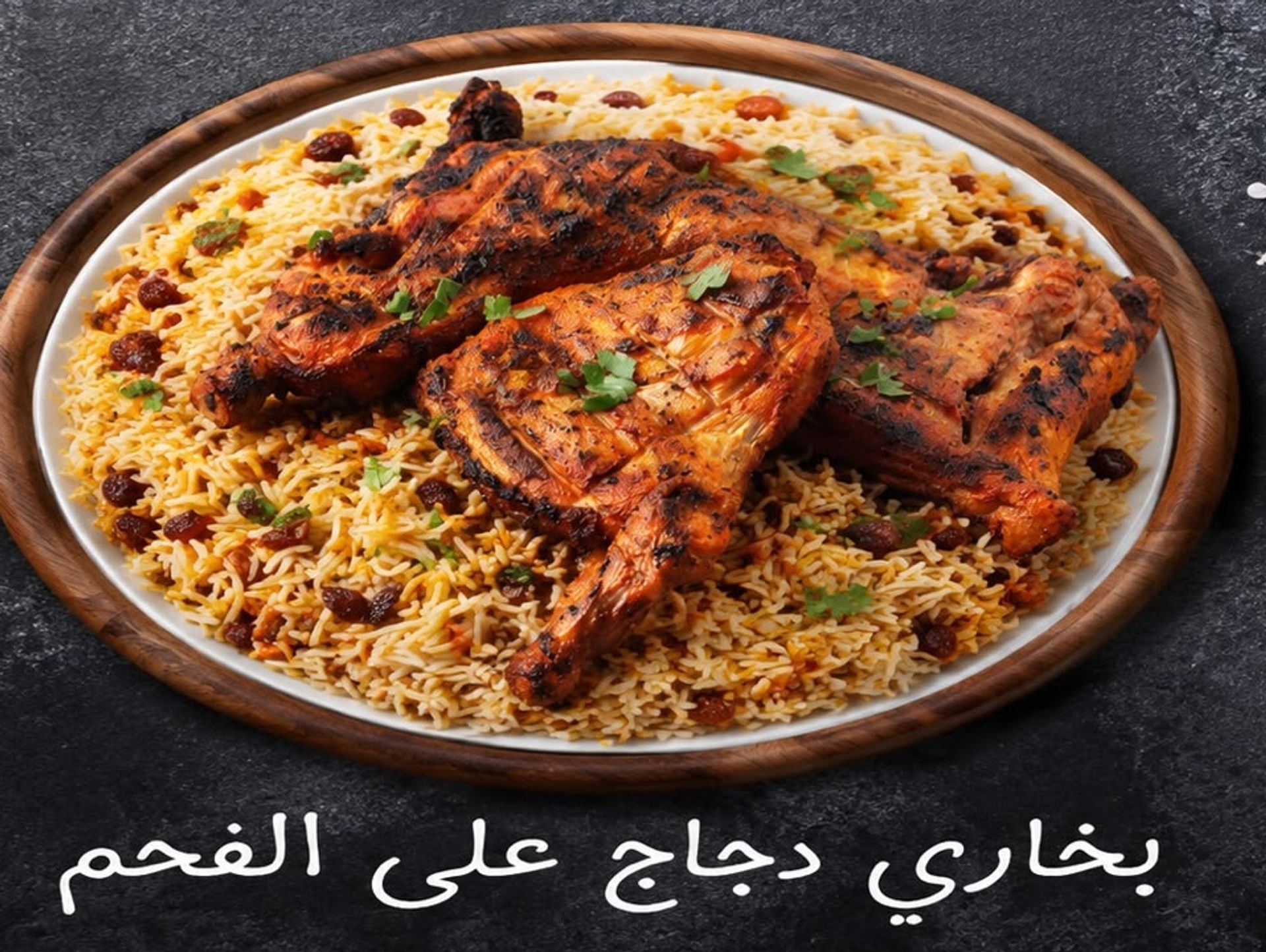 بخاري دجاج على الفحم - ربع