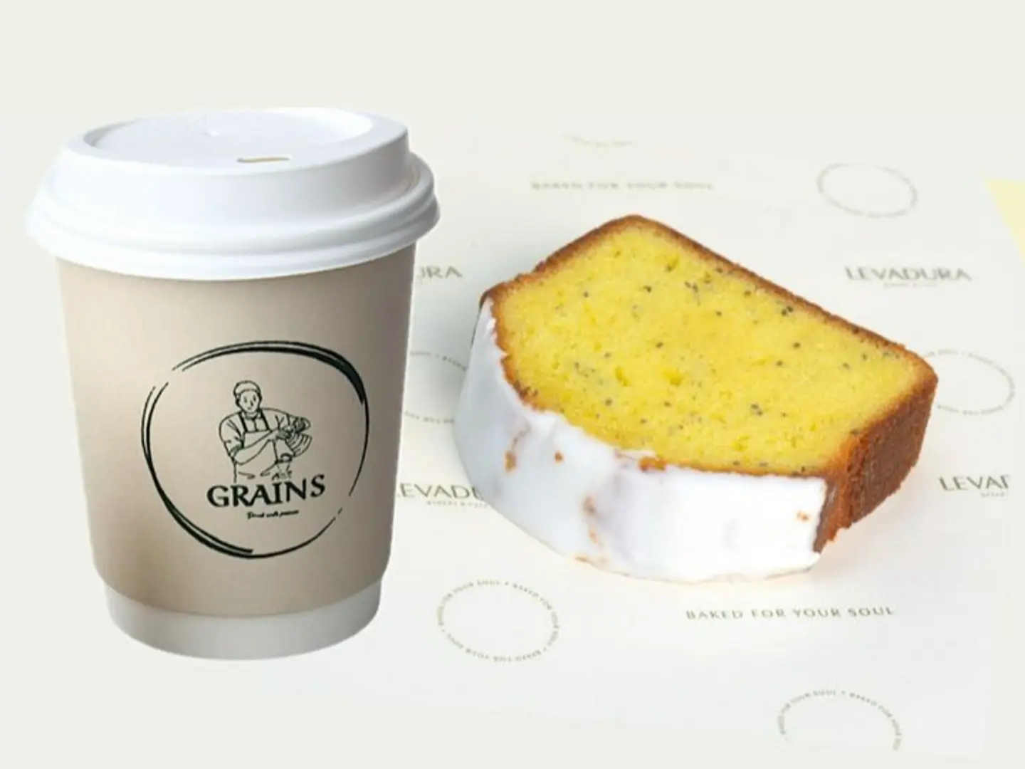 Coffee Day With Lemon Cake
