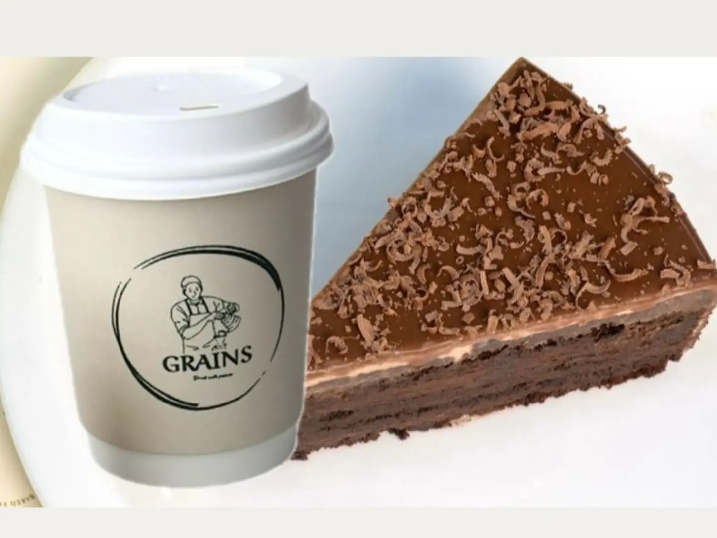 Coffee Day With Chocolate Cake