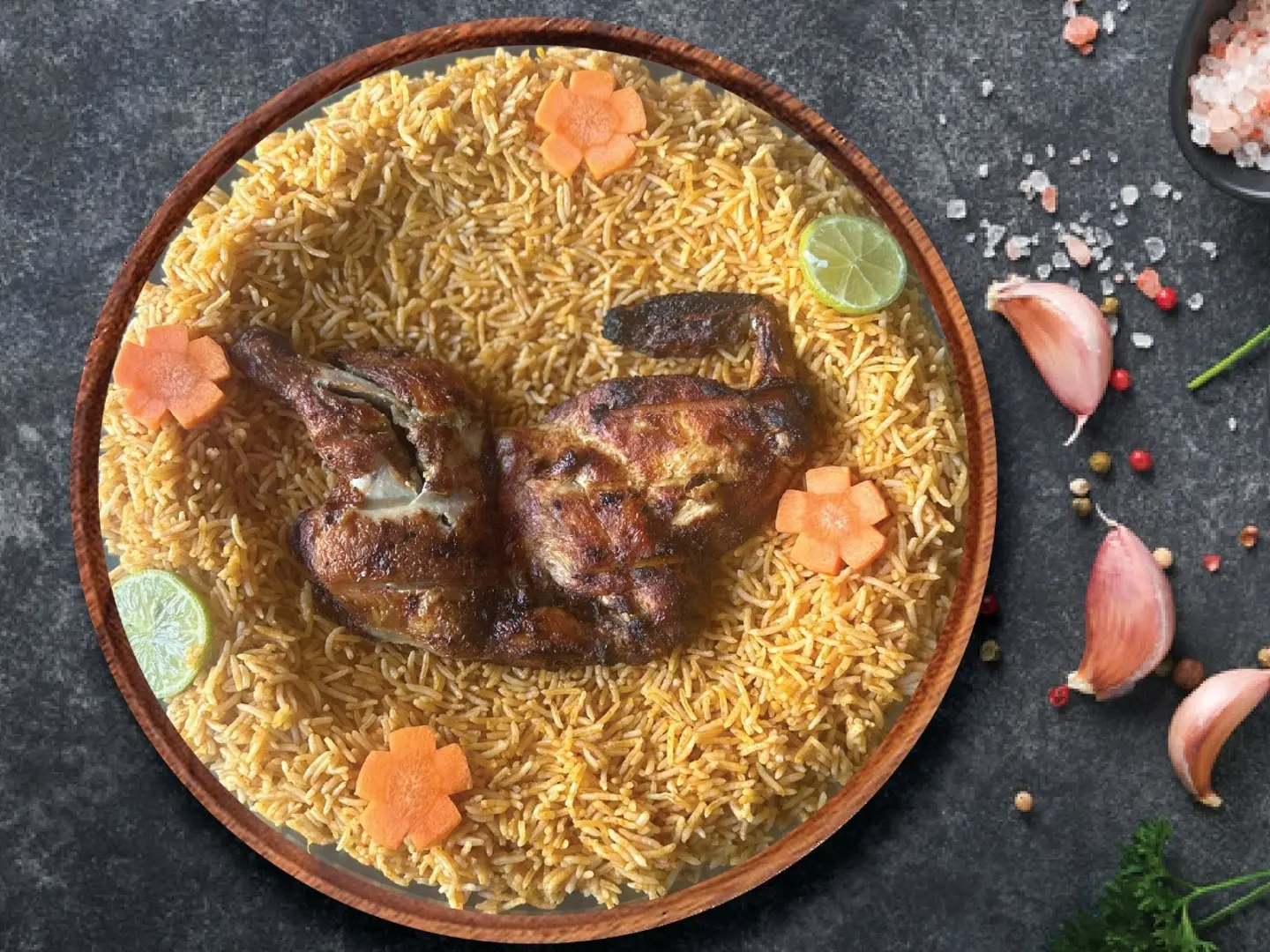 مضغوط دجاج على الفحم نص