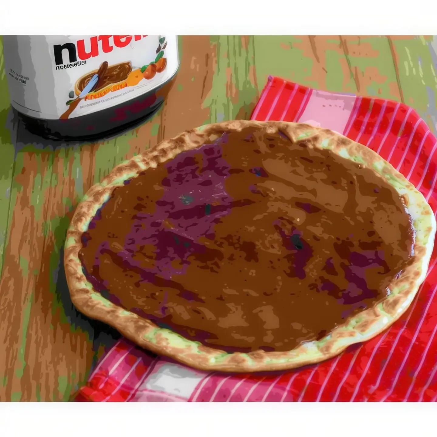 مناقيش نوتيلا