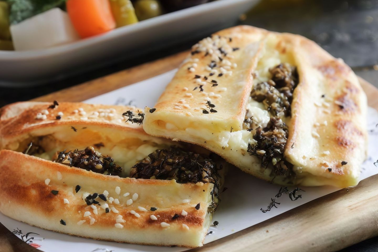 ساندوتش حلوم بالزعتر