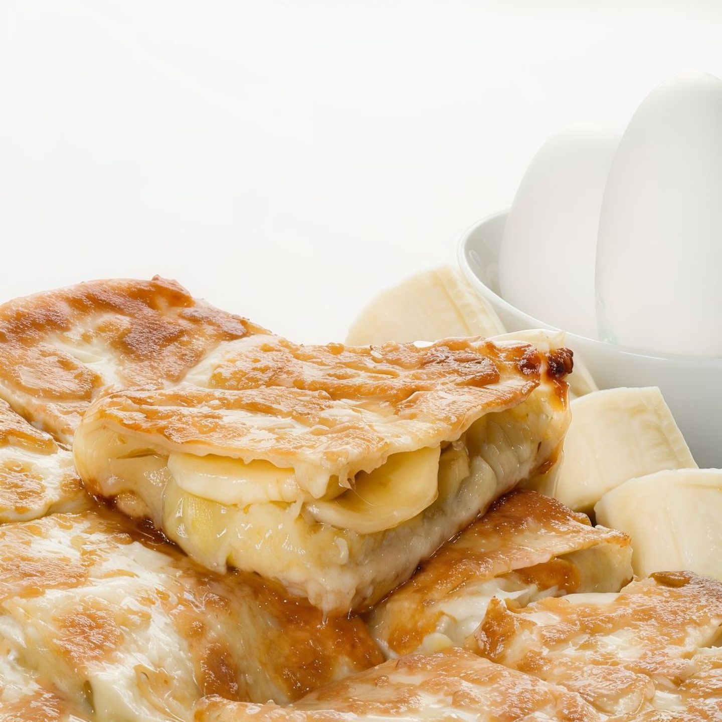 مطبق موز مع جبن