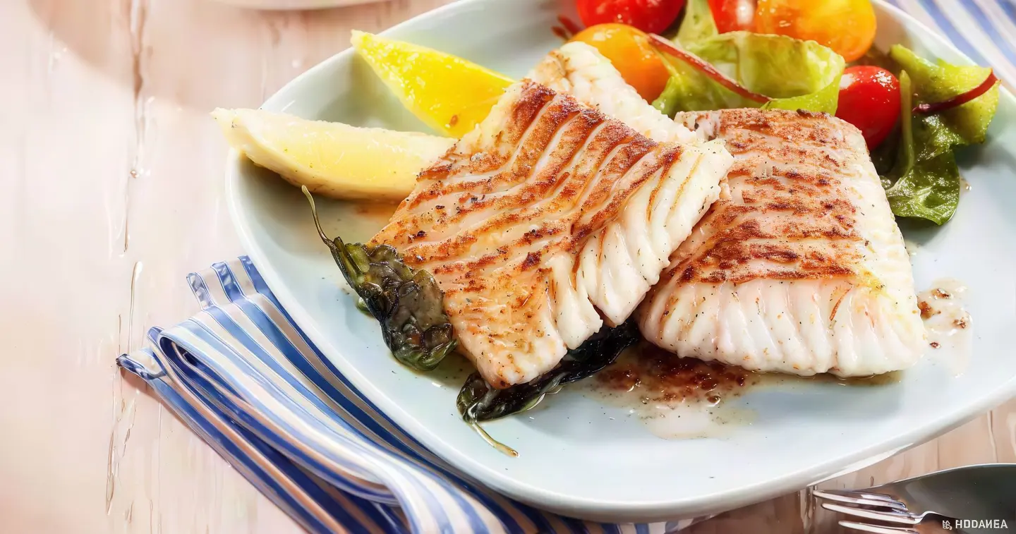 سمك فيليه مشوي