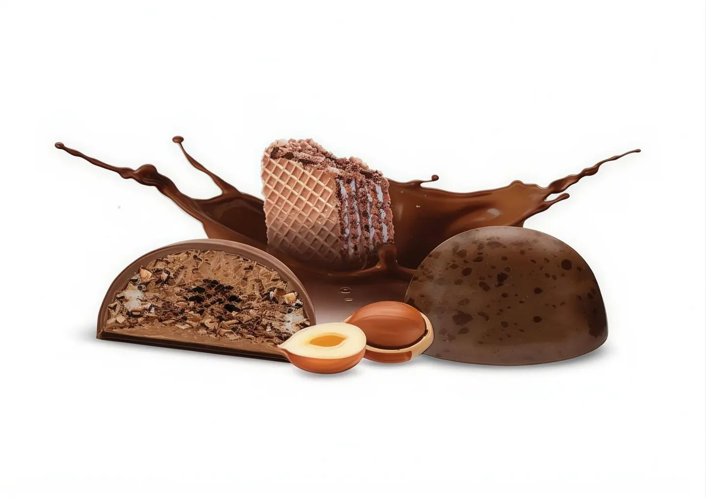 Chocolate With Wafer And Hazelnut