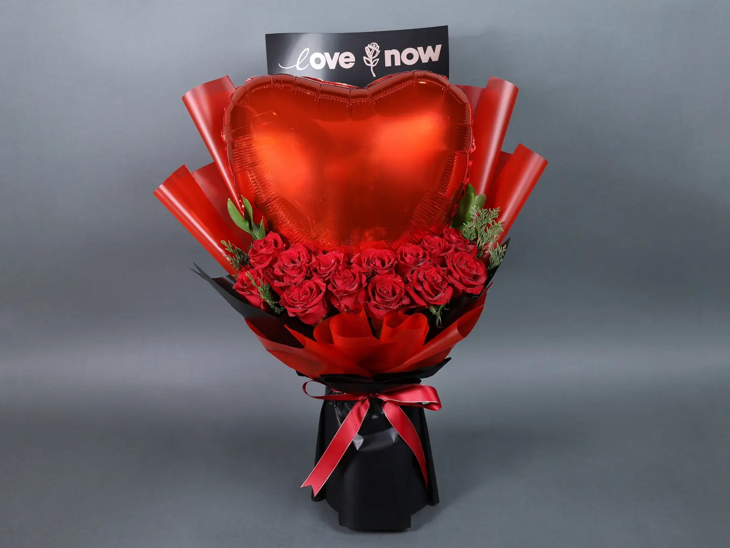 Red Heart Bouquet