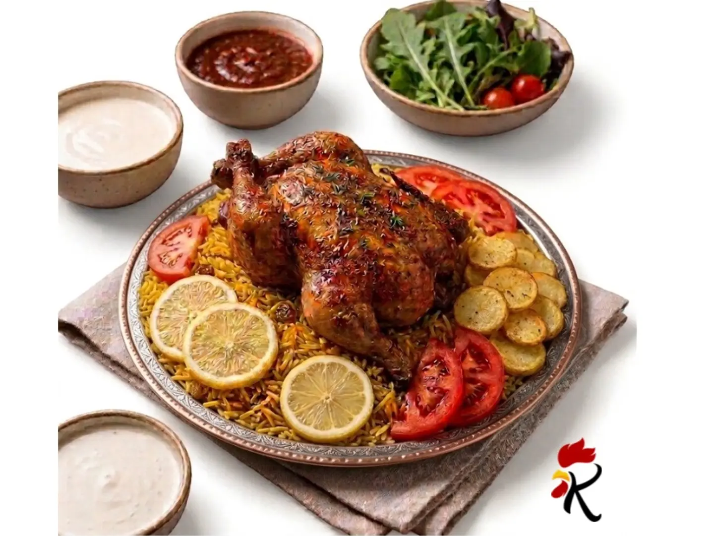 حبة فروج مع رز