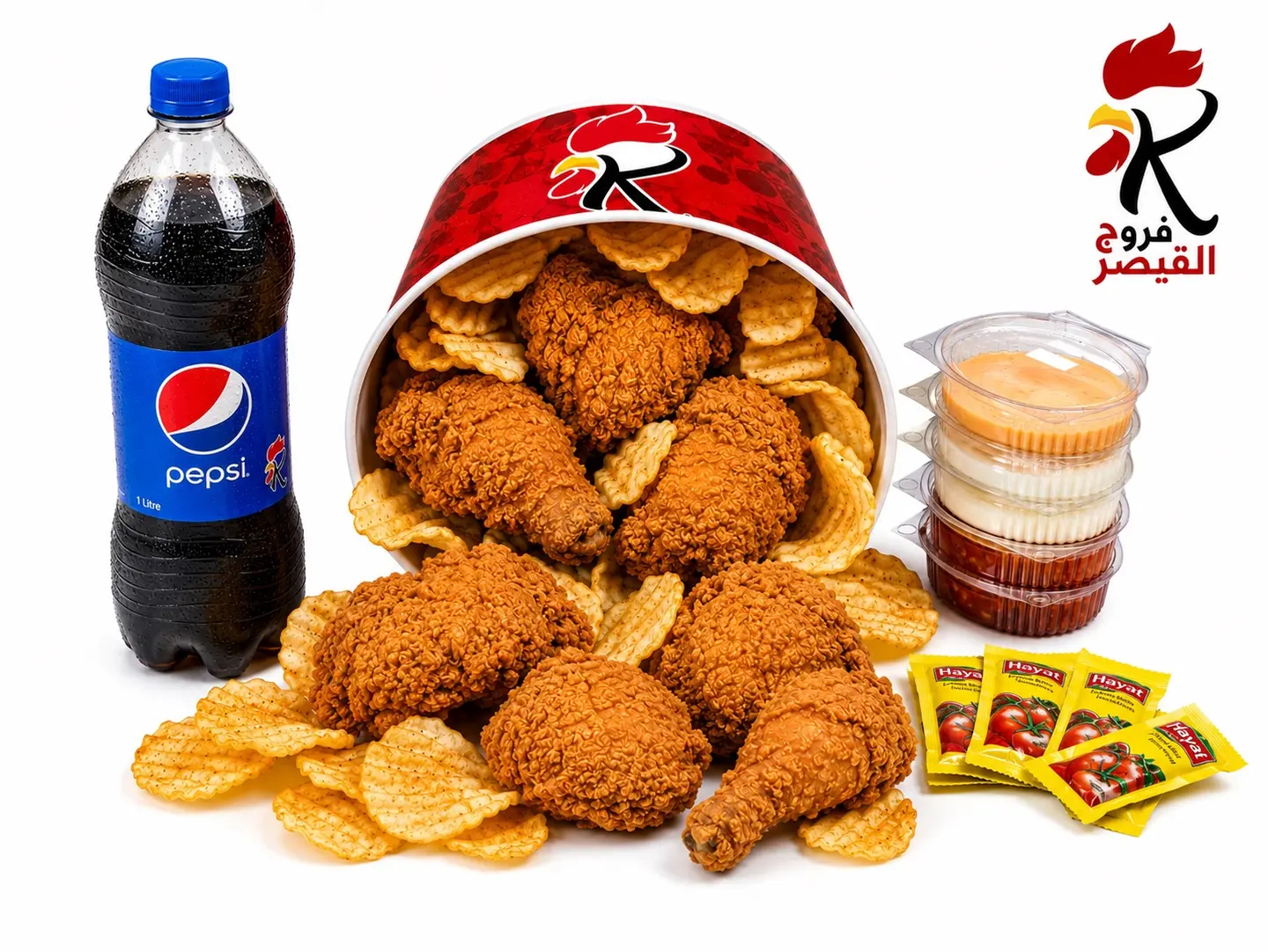 Bucket Broasted Family 12 Piece