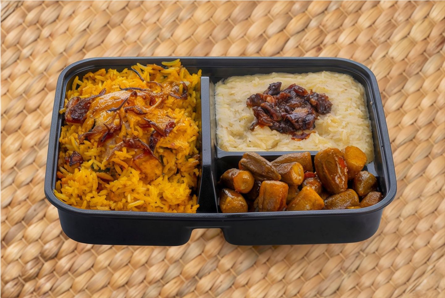 وجبة عمل برياني