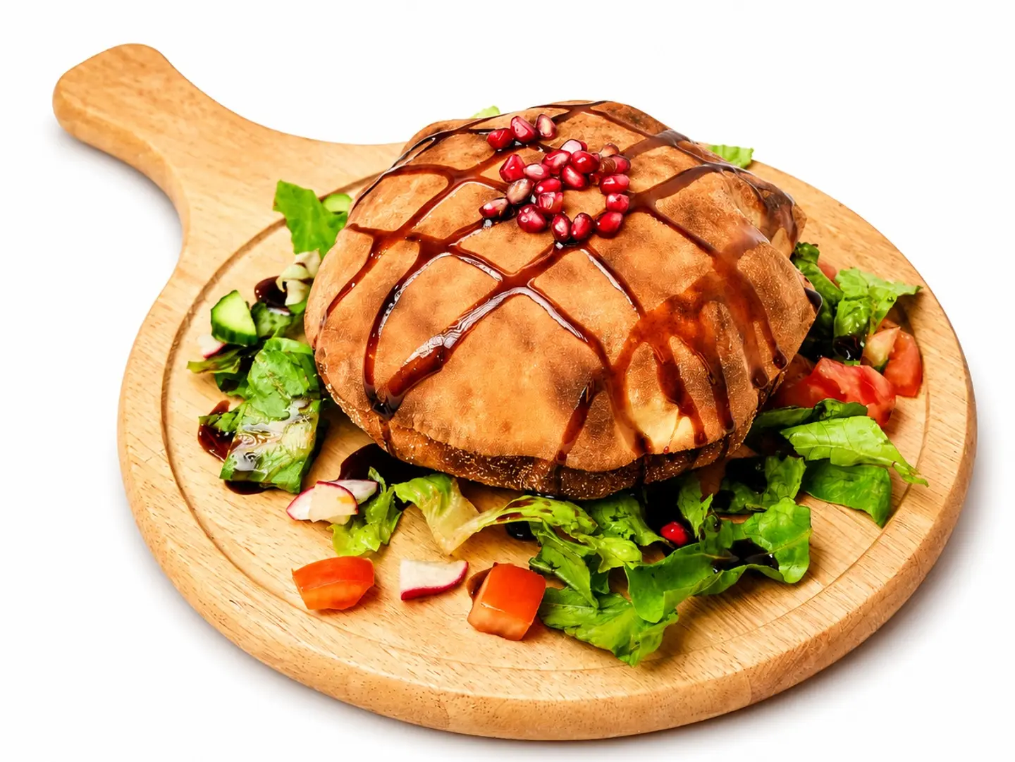 Fattoush With Shawarma