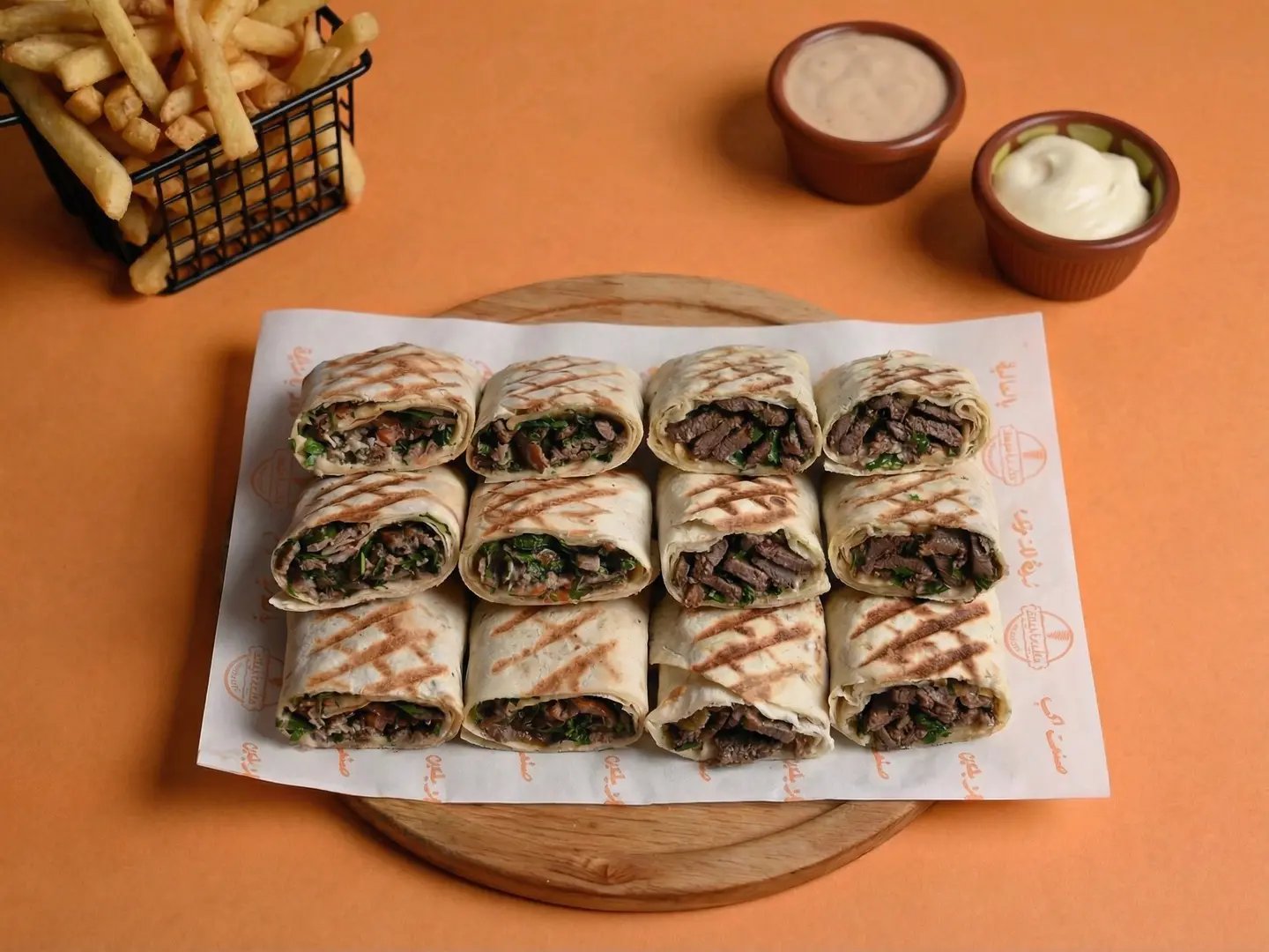 شاورما عربي دبل لحم