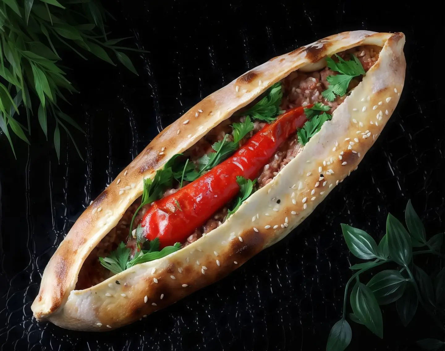 Pie Armenian Spicy Meat