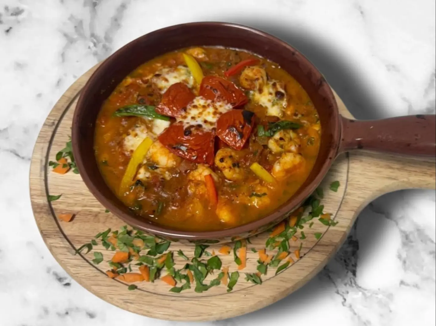 طاجن جمبري أحمر