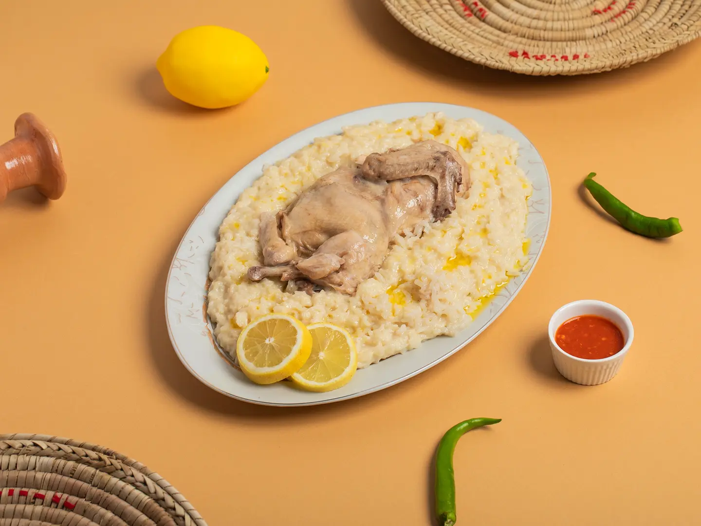 سليق نصف دجاج