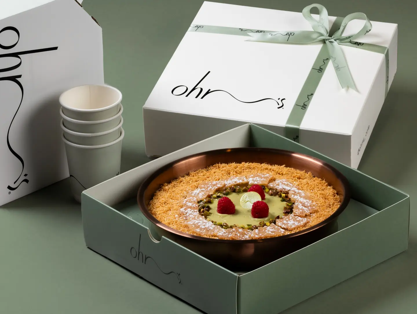 Large Bowl Of Berry Parfait With Coffee Of The Day Box