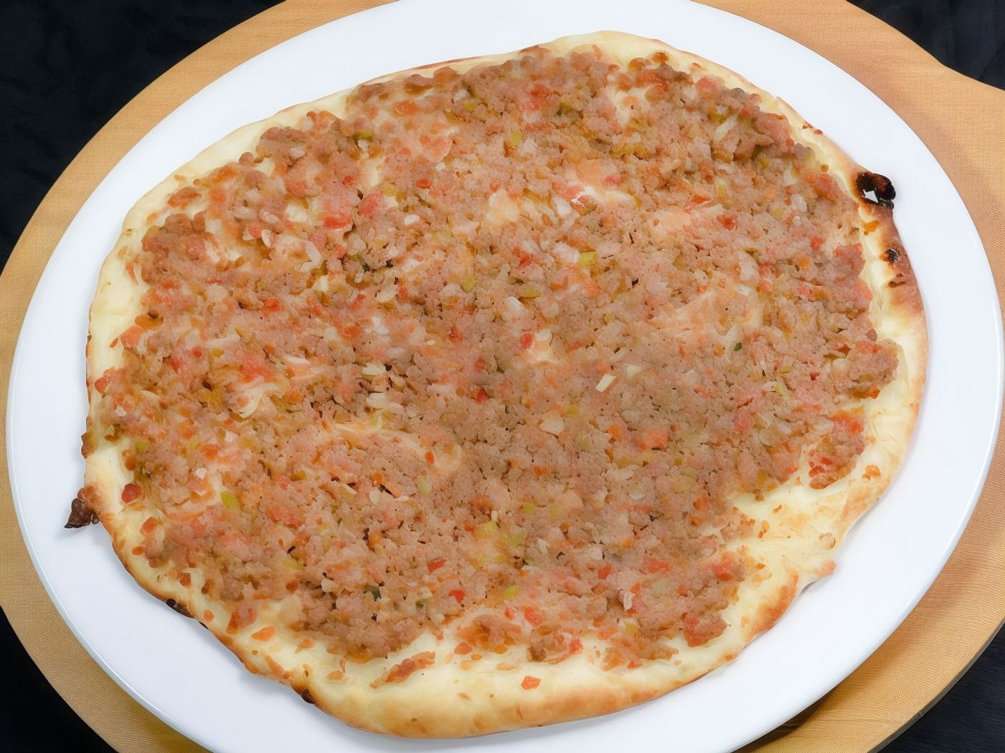 فطيرة لحم دائري