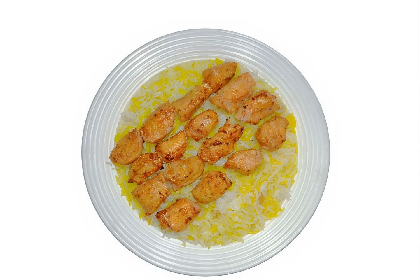 شيش طاووق مع الأرز