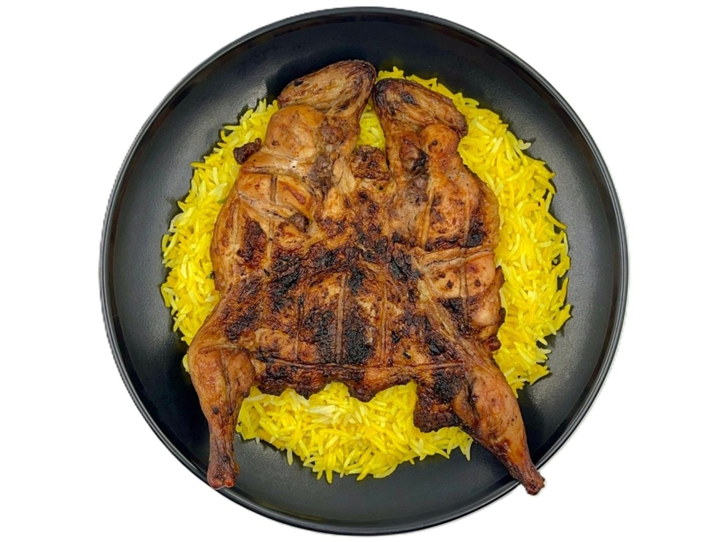 فروج عالفحم مع الأرز