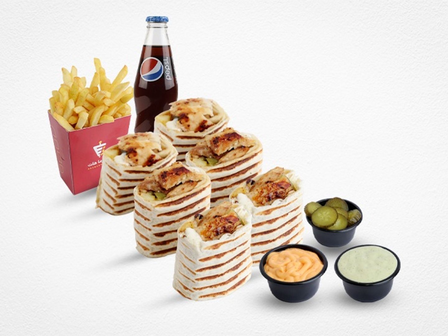 وجبة شاورما عربي