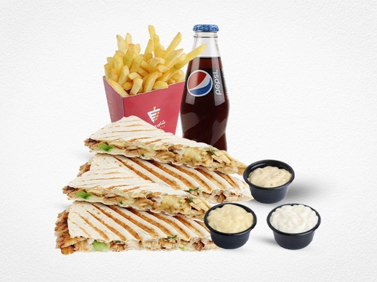 وجبة شاورما كاساديا