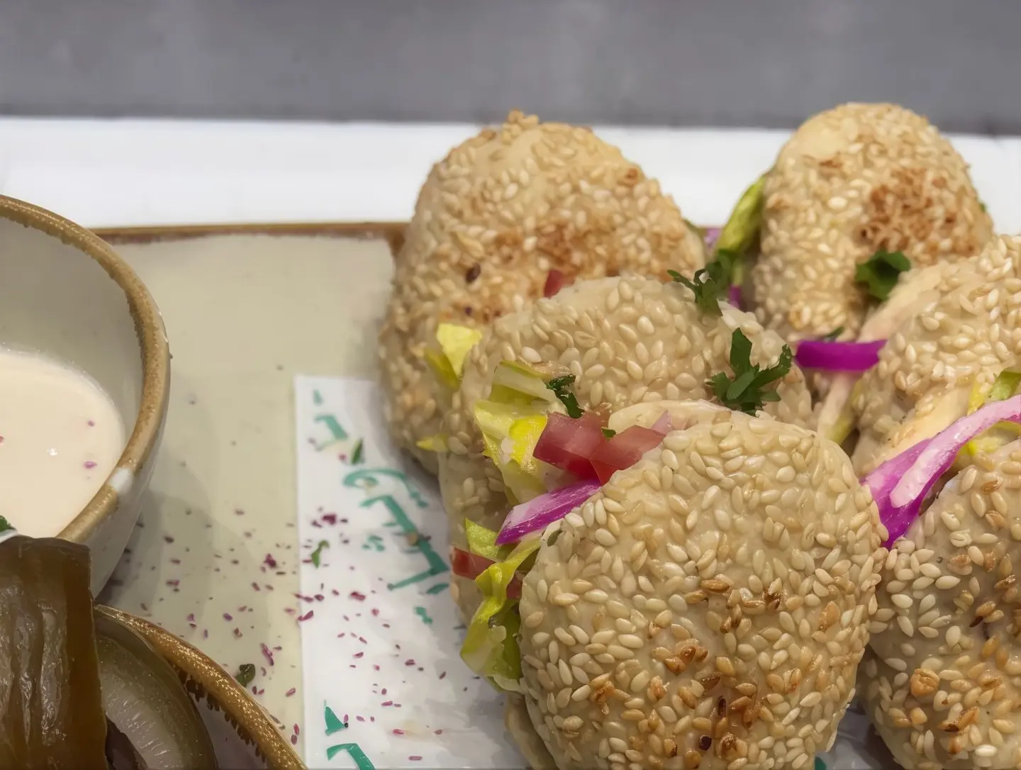 مينى كعك فلافل