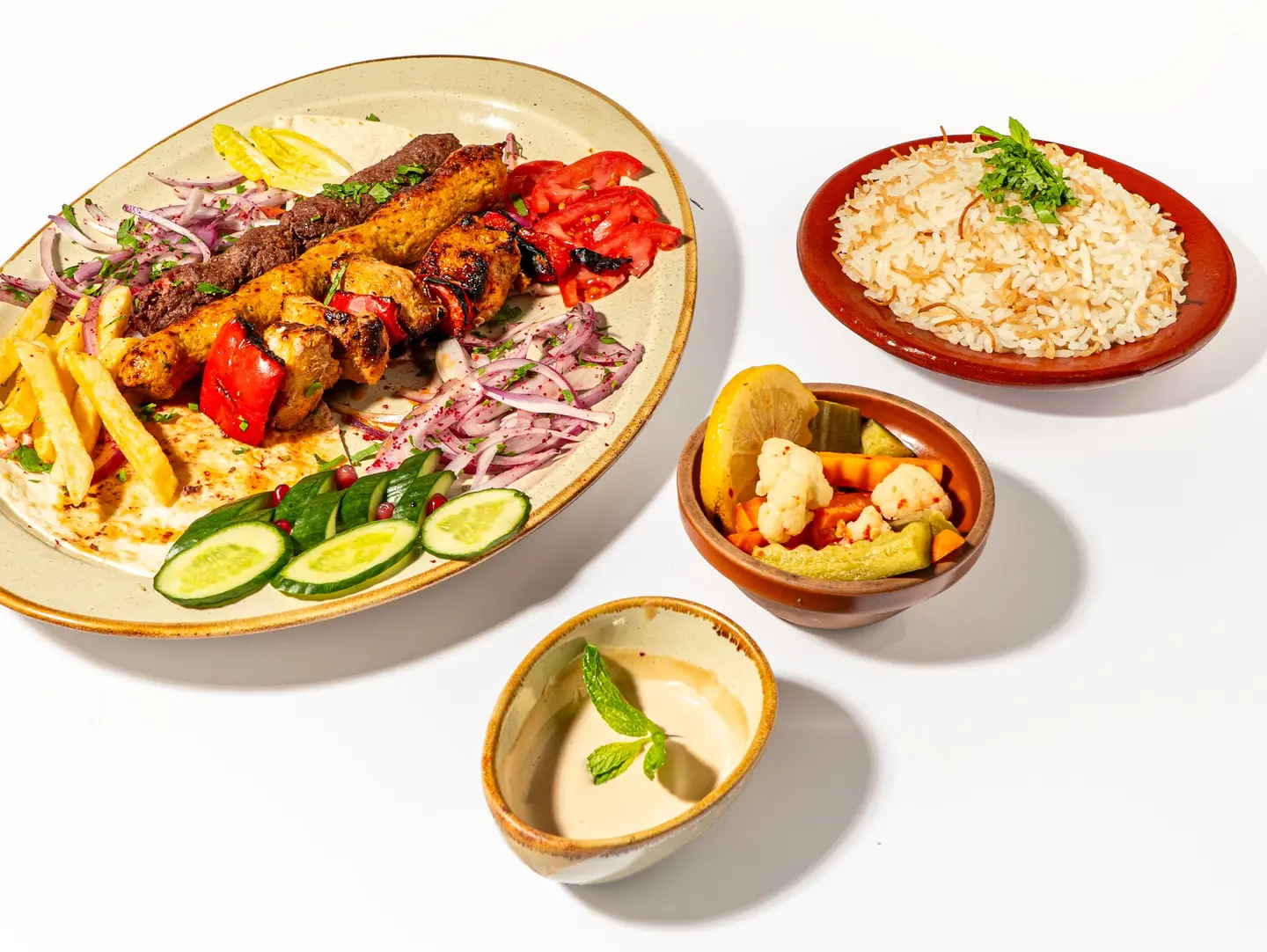 صحن مشاوى مشكل 3 اسياخ