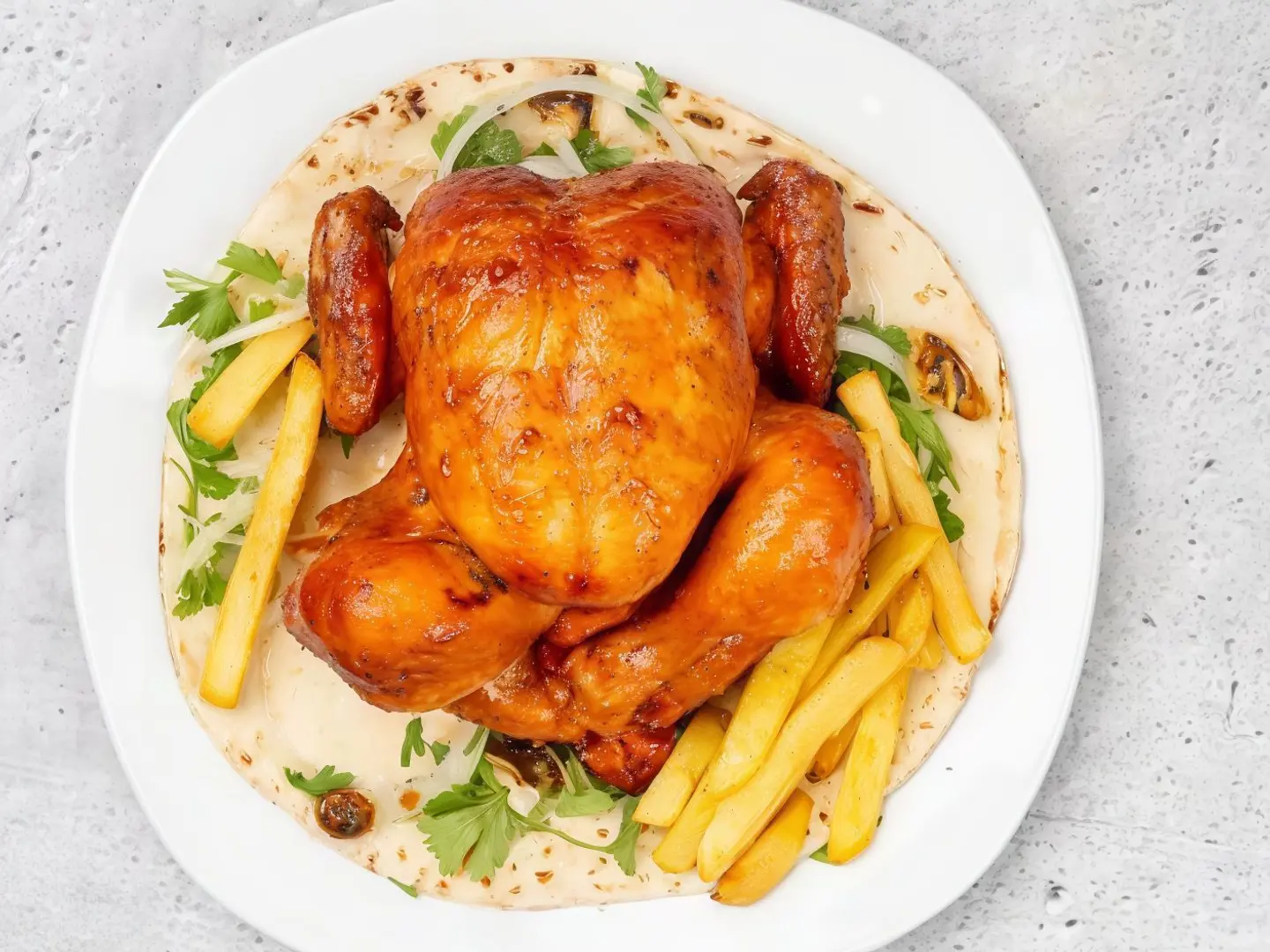 Quarter Grilled Chicken Without Rice