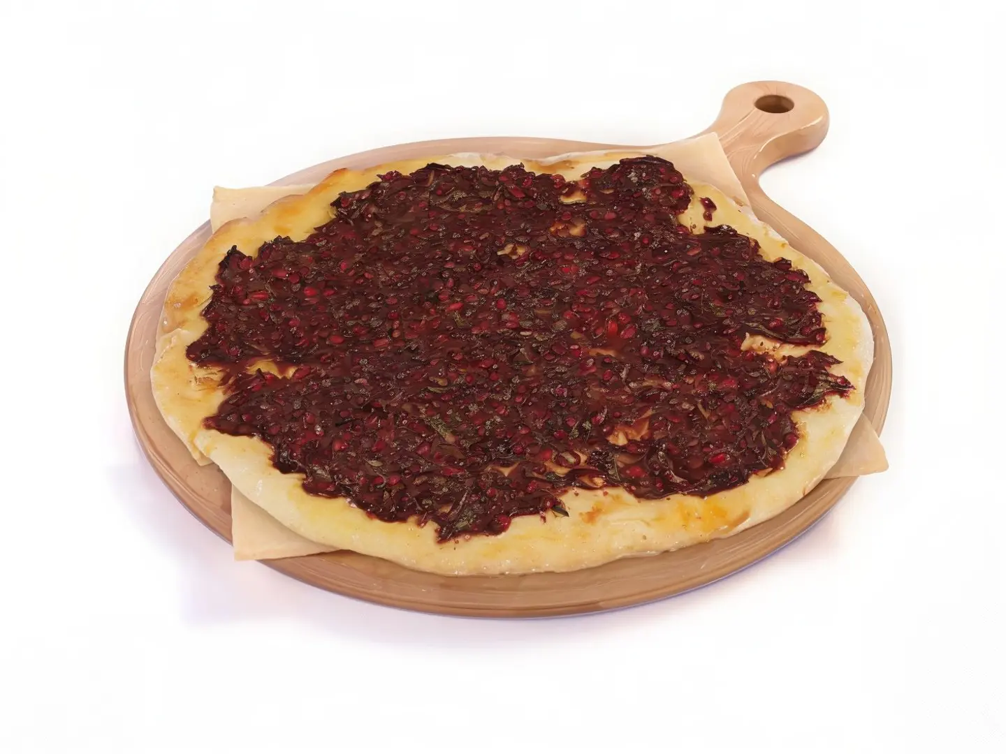 Spinach With Pomegranate Molasses