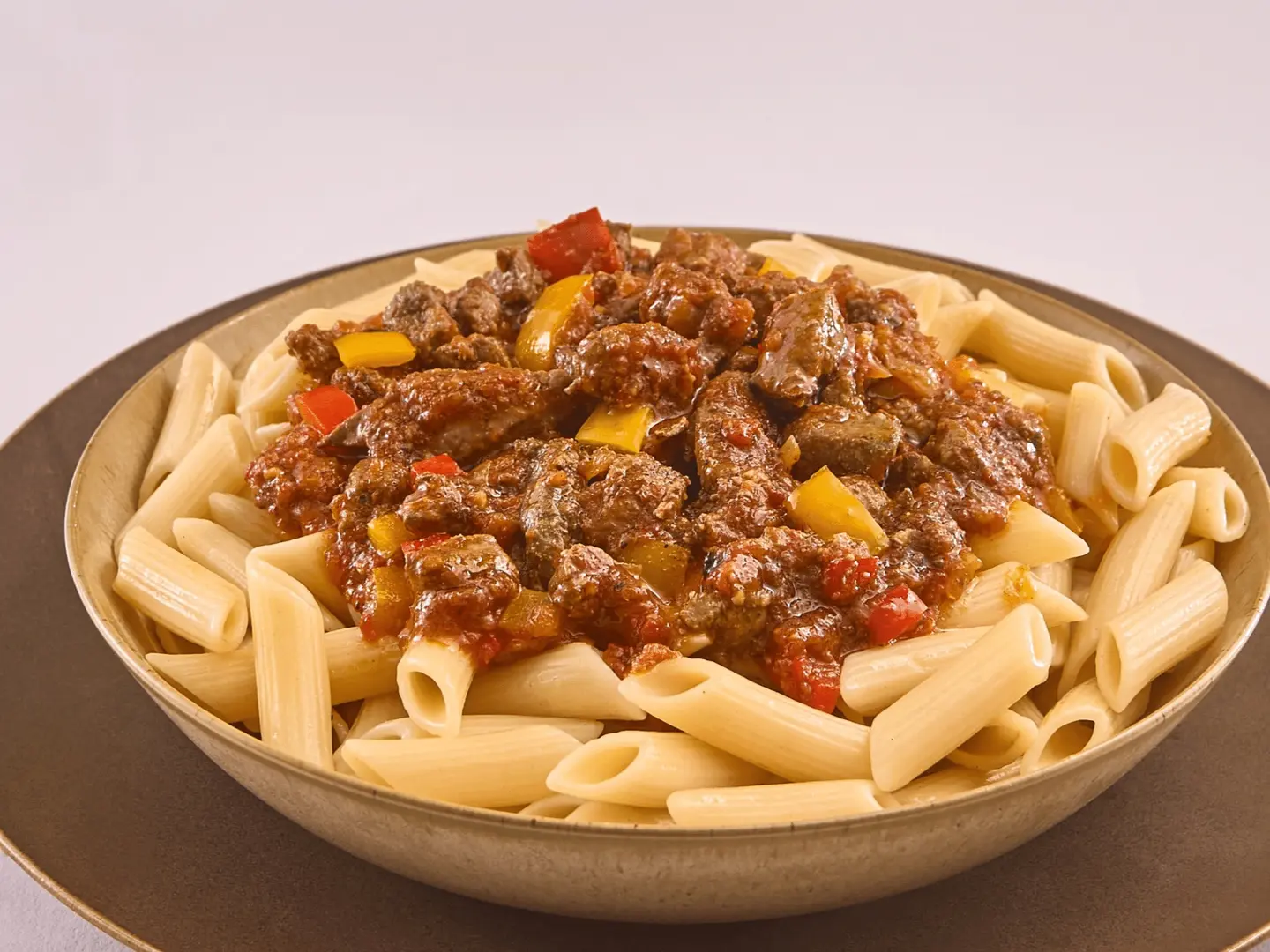 طاجن مكرونة بالكبده