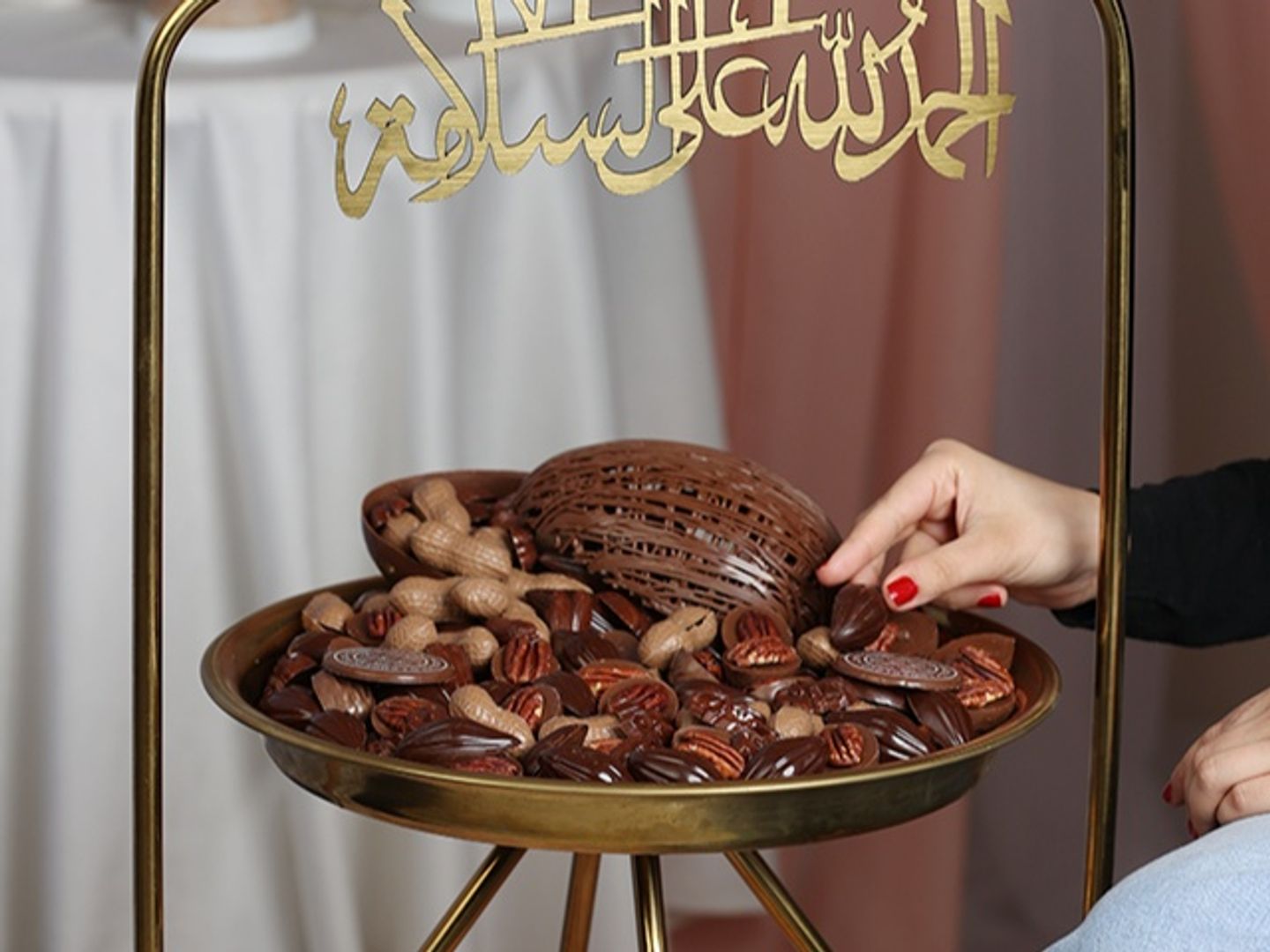 Welcome Metal Stand