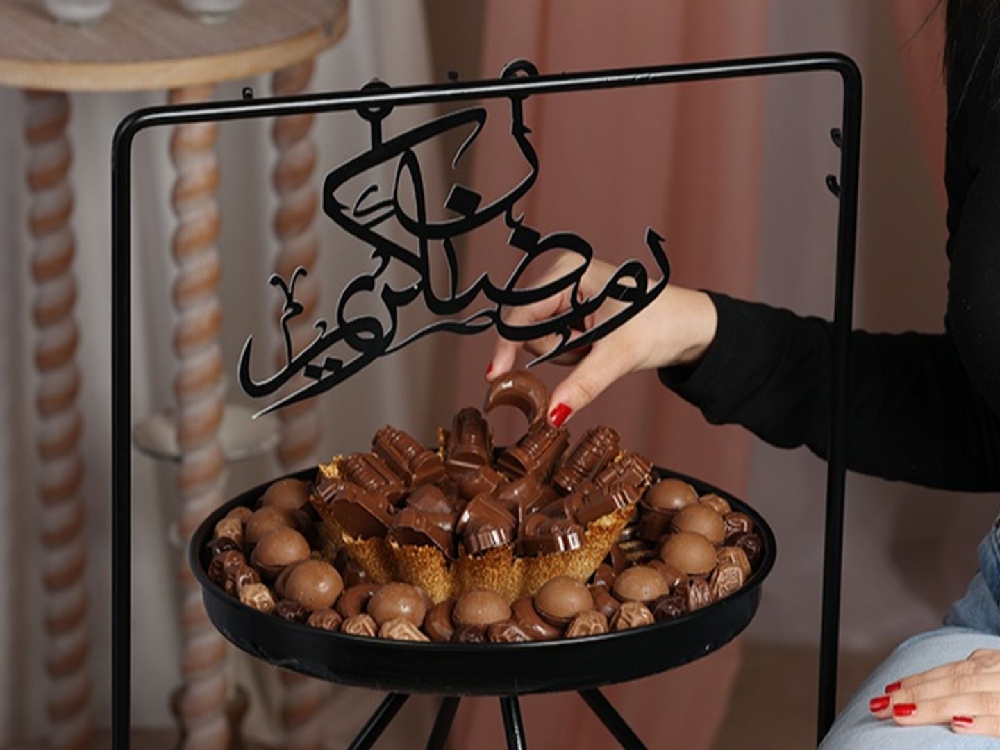 Welcome Metal Stand