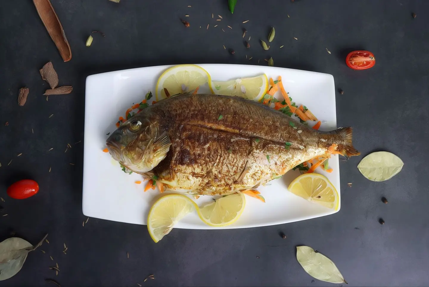 Grilled Sea Bream Fish