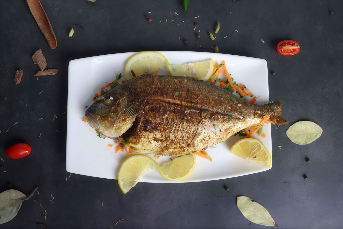 Grilled Sea Bream Fish