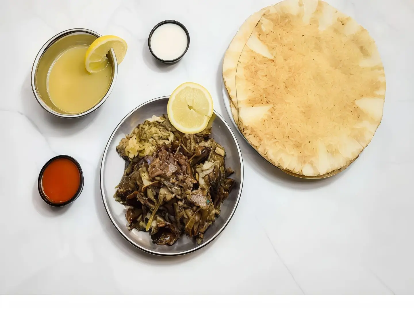 راس خروف مع رزز