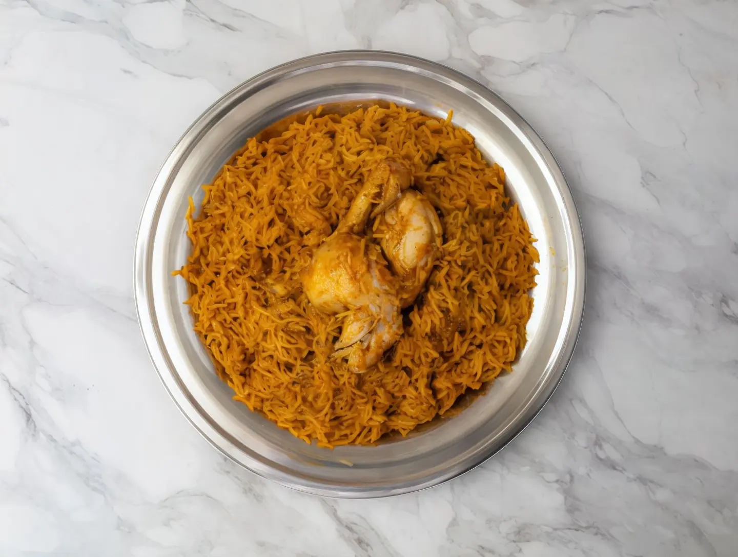 نصف دجاجة مضغوظ