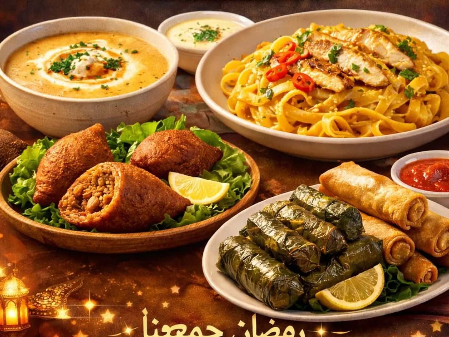 وجبة لفطار رمضان