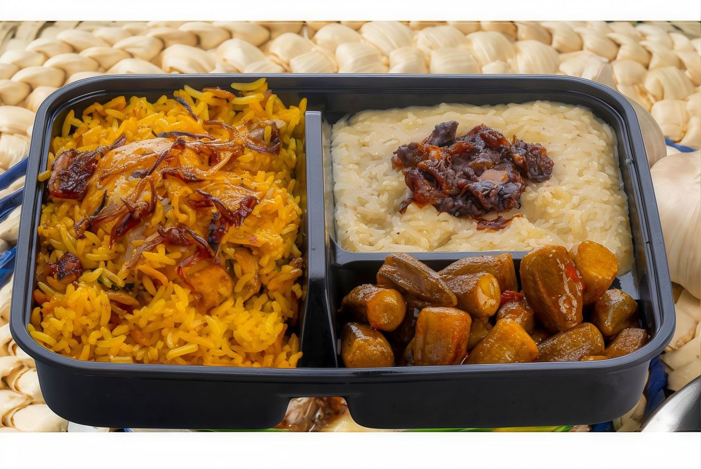 وجبة عمل برياني